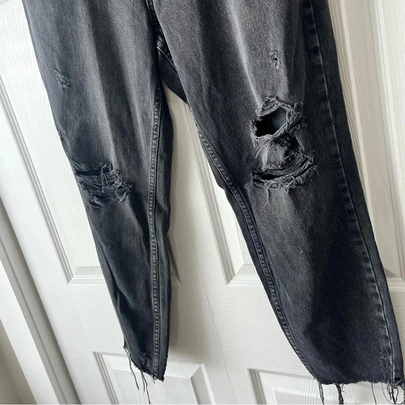 FREE PEOPLE Black Blossom Rigid High Rise Jean 30 - Picture 2 of 5